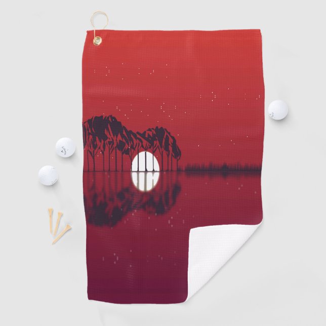 Guitar Cove  Golf Towel (InSitu)