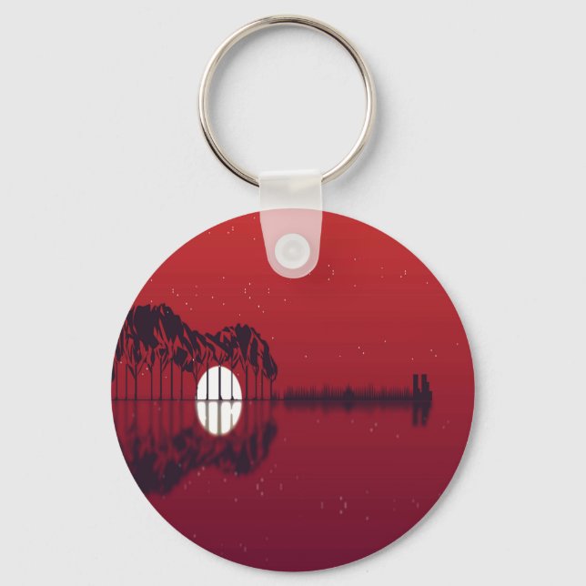 Guitar Cove  Key Ring (Front)