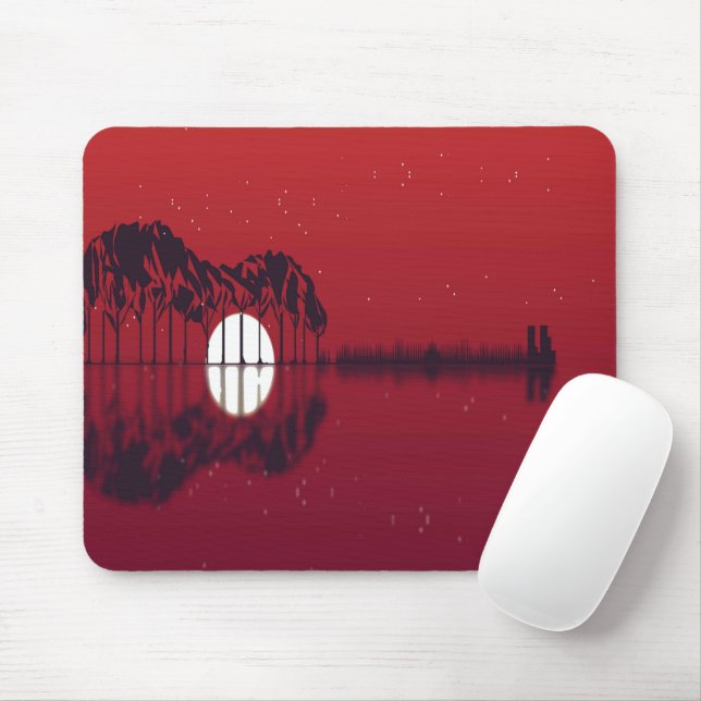 Guitar Cove  Mouse Mat (With Mouse)