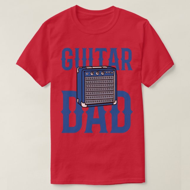 Guitar Dad Amplifier  T-Shirt (Design Front)