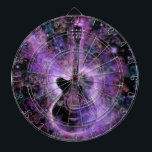 Guitar Dart Board Purple - Magic Sound<br><div class="desc">Guitar Music MIGNED Painting Design</div>