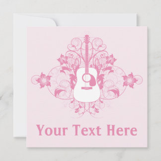 Guitar Design Invitation