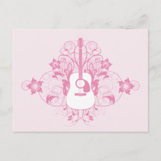 Guitar Design Postcard