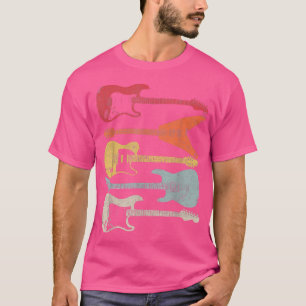Guitar Design, Retro Style, Gift For Guitarist 999 T-Shirt