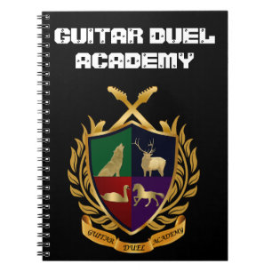 Guitar Duel Academy Notebook