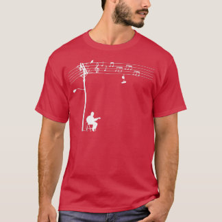 Guitar Electric Funny Wired SoundGuitar Player  T-Shirt