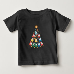 Guitar Electric Music Instruments Christmas Tree  Baby T-Shirt