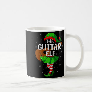 Guitar Elf Christmas Girls Women Elf Squad Xmas Fa Coffee Mug