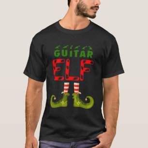 Guitar Elf Funny Group Matching Family Pyjamas For T-Shirt