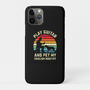 Guitar English Ma Lover Guitarist Pet Dog Owner iPhone 11 Pro Case