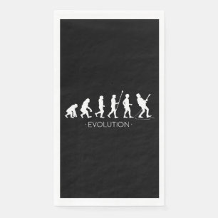 Guitar Evolution of Guitarist Rock Music Guitar Napkin