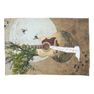 Guitar Fantasy Decorated Pillowcase