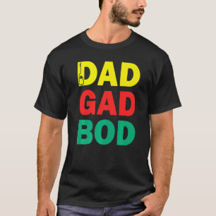 Guitar Father Figure Dad Bod Day Dadgadbod Guitari T-Shirt