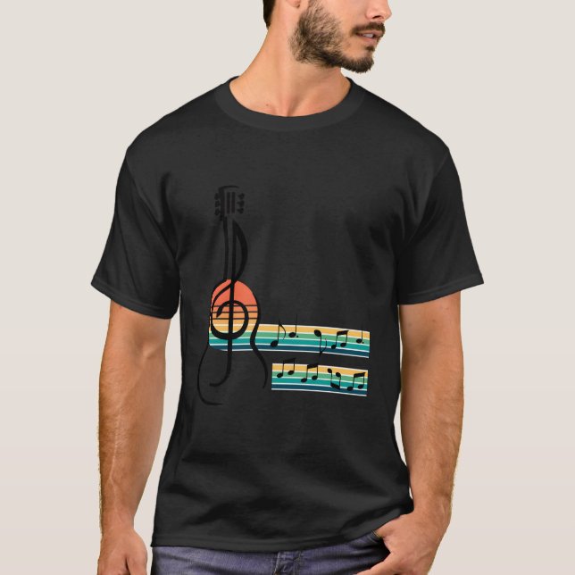 Guitar For Guitarists Musicians Or Guitar T-Shirt (Front)