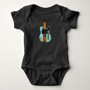 Guitar Gift Cool Electric Guitar Baby Bodysuit
