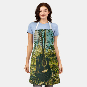Guitar gift for guitarist apron