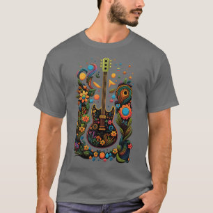 Guitar Gift Guitarist Rock Concert Festival Guitar T-Shirt