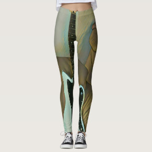 Guitar gifts for dad leggings