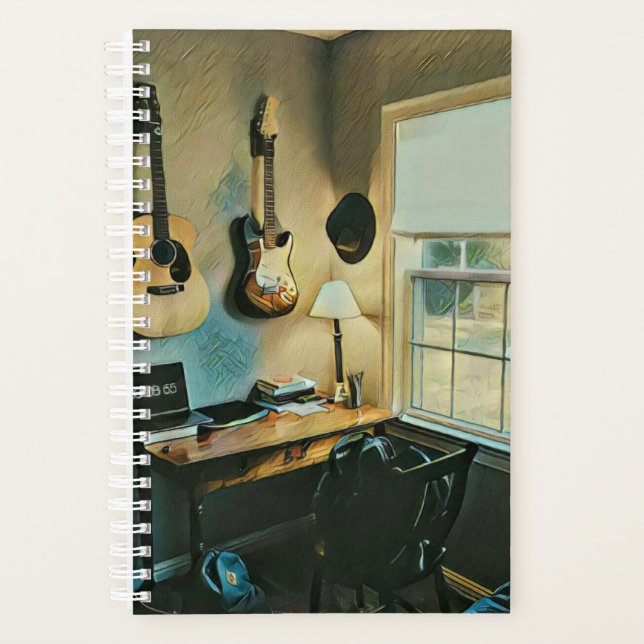 Guitar gifts for girlfriend planner (Front)