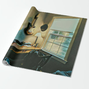 Guitar gifts for girlfriend wrapping paper