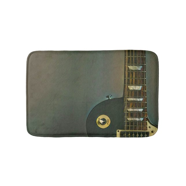 Guitar gifts for him bath mat (Front)