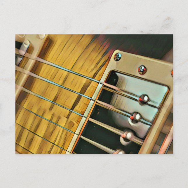 Guitar gifts for him postcard (Front)