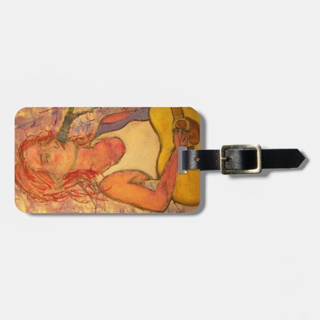 Guitar Girls Luggage Tag (Front Horizontal)