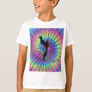 Guitar God Psychedelic Rainbow Music T-Shirt