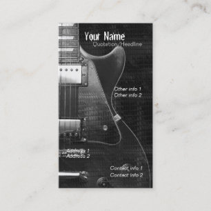 GUITAR "GREYZ" Business card