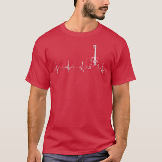 GUITAR GUITAR HEART BEAT T-Shirt
