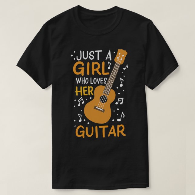 Guitar Guitar Player Guitarist T-Shirt (Design Front)