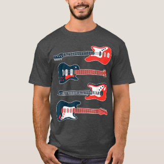 Guitar Guitarist Lover Instrument Electric Bass  T-Shirt