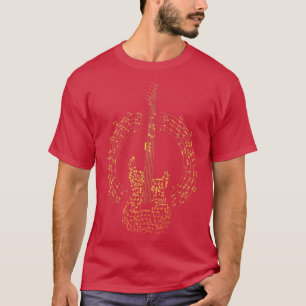 Guitar Guitarist Player Rock Musician Music Notes3 T-Shirt