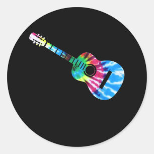 Guitar Guitarists Gift Classic Round Sticker