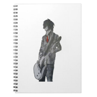 Guitar Guy Pencil Art Notebook