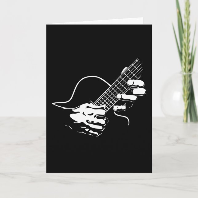 Guitar Hands II Card (Front)