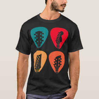 Guitar Head Design For Guitar Player  T-Shirt