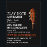 Guitar Head, Musical Instrument Store Flyer<br><div class="desc">Guitar Head,  Musical Instrument Store Advertising Flyers By The Business Card Store.</div>