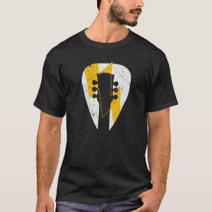 Guitar Headstock guitarist Thunderstorm strike Pla T-Shirt