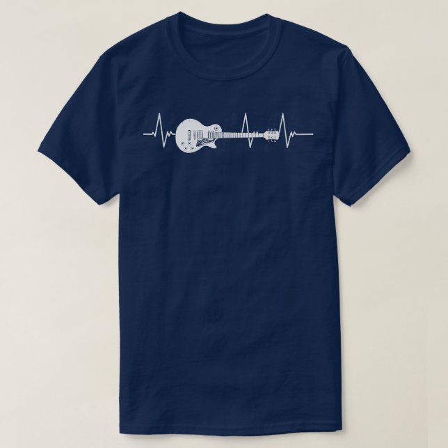 Guitar Hearbeat T-Shirt (Design Front)