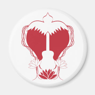 Guitar Heart Spirit Magnet