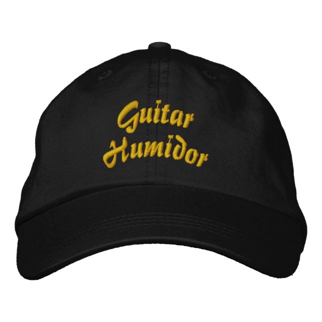 Guitar Humidor Embroidered Hat (Front)