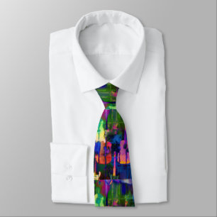 Guitar Illusion / Pop Rock design Tie
