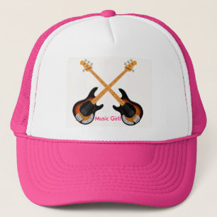 Guitar image for Girl's Trucker hat