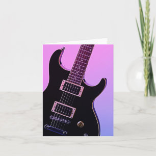 Guitar Image Greeting Cards