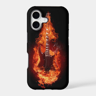 Guitar in Flames 2 iPhone 5 Case