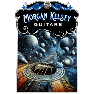 Guitar in outer space T-Shirt