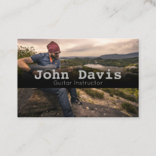 Guitar Instructor business card