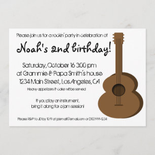 Guitar Invitation