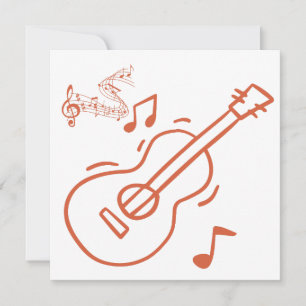 guitar invitation